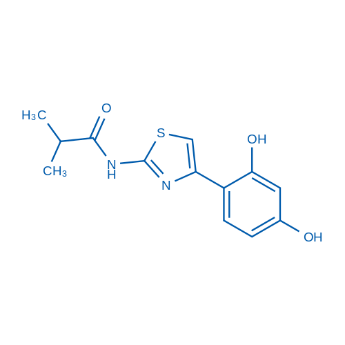 1428450-95-6 N-(4-(2,4-Dihydroxyphenyl)thiazol-2-yl)isobutyramide